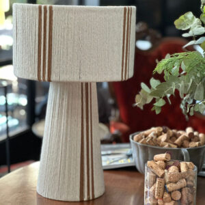 Crema – 3 líneas castaño – vista 2