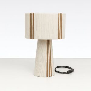 Crema - 3 líneas castaño